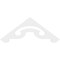 Ekena Millwork Pitch Northwest Architectural Grade PVC Gable Pediment, 48"W x 18"H x 1"P (9/12) GPP048X018X100NOR - alternate 2